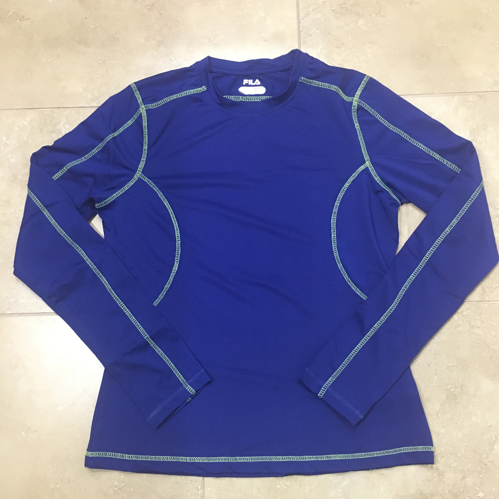 Womens Fila Long Sleeve Running Shirt Small NWOT